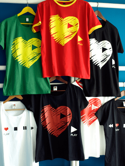 Otros Modelos Camisetas PlayHeart